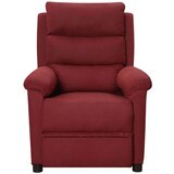  Naslonjač od tkanine crvena boja vina | shoptok.hr