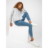 BASIC Feel Good Grey zip-up hoodie with pockets Cijene