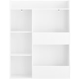 SoBuy otroška knjižna polica z 5 predali montessori bela 80x34x104 cm, (5000009220) Cene