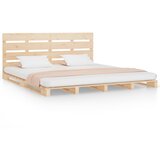 Maison Chic Posteljni Okvir - Dvoposteljna postelja 120x190 cm trdna borovina, (22081729) | Shoptok.si