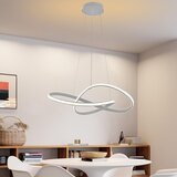  Brilagi-LED prigušiva luster na sajli COSMOWAVE LED/70W/230V 3000-6500K srebrni sa daljinskim upravljačem | Eponuda.com