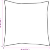 vidaXL Poplun s jastukom 3 pcs Bijela 200 x 200 cm Paperje | shoptok.hr