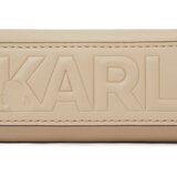 Karl Lagerfeld Torba za čez ramo temno bež | Shoptok.si