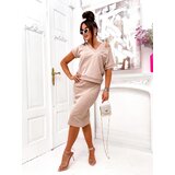 Resti Women's set with a top that reveals and a knee-length dress Cijene