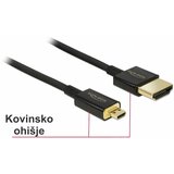 Delock HDMI Priključni kabel [1x Muški konektor HDMI - 1x Muški konektor Micro HDMI tipa D] 1.5 m Crna | Eponuda.ba