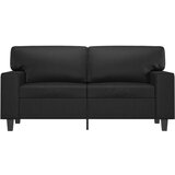  Dvosjed od tkanine crni 120 cm od umjetne kože | shoptok.hr