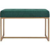  Klupa 80 cm zelena baršunasta | shoptok.hr