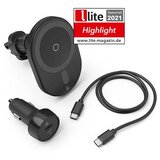 Hama 15 W bežični punjač, 122922 MagChargeCar FC15, crni Cijene