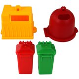 Lean Toys Smetarski tovornjak z žerjavom, tornim pogonom, zelen 1:16 | Shoptok.si