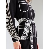 Karl Lagerfeld BRANDED BELTED CARDIGAN Crna | shoptok.hr
