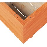  Vrtna sadilica voštano smeđe boje 80x80x49,5 cm od borovine | shoptok.hr