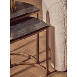 Premier Housewares Stranske mizice v kompletu 2 ks z marmorno mizno ploščo 28x45 cm Varana – | Shoptok.si