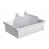  kutija za indexne kartice 1/1300 A5, otvorena han siva | ePonuda.com