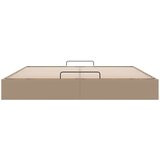 vidaXL Otomanski posteljni okvir brez vzmetnice kapučino 160x200 cm, (21607085) | Shoptok.si