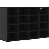 vidaXL ormar za cipele crni hrast 52.5 x 30 x 50 cm konstruirano drvo | shoptok.hr