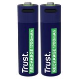 Trust rechargeable AA Blue USB-C Punjive baterije | ePonuda.com
