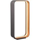 CINQUE Črna LED namizna svetilka z glasovnim upravljanjem s pomočjo mobilne aplikacije s kovinskim senčilom (višina 61 cm) Cizione – Cene