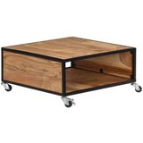  Klubska mizica 70x70x32 cm trden akacijev les | Shoptok.si