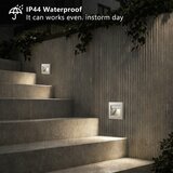  Brilagi - LED svetlo za stepenište STEP LIGHT LED/1,5W/230V IP44 srebrna | Eponuda.com