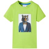  Dječja majica kratkih rukava boja limete 140 | shoptok.hr