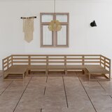 Maison Chic Seti vrtnega pohištva - Vrtna garnitura - Vrtni pohištvo set 7-delna trdna borovina, (21808044) | Shoptok.si