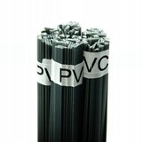 Rosfix SPOJ ZA VARJENJE TRDE PLASTIKE PVC – 50 G GRANULAT, 42 CM ŽICA, 280–300 °C | SIVA ALI BELA BARVA | ZA CEVI, OKNA, TALNE LETVE, (5000036427) | Shoptok.si