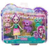  Lutka Dessa Enchantimals sa šarenim psićima - roza kosa | shoptok.hr