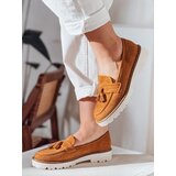 DStreet Mokasyny damskie ażurowe VANESSO kamelowe | Shoptok.si