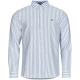 Superdry Srajce z dolgimi rokavi Preppy Oxford L/s Shirt Modra Cene