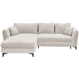 Livetastic KOTNA GARNITURA S POSTELJNO F, slonova kost tekstil | Shoptok.si