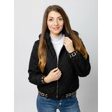 Glano Women's quilted jacket - black Cene