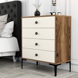 Woody Fashion Komoda Lizbon 540 Walnut Cream