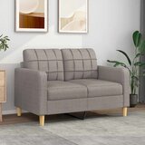  Dvosjed od tkanine smeđesivi 120 cm | shoptok.hr