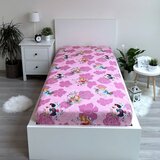 Jerry Fabrics Ružičasta pamučna dječja plahta s gumom 90x200 cm The Pincesses "Pink" – | shoptok.hr