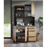 MID.YOU BIFE OMARA antracit, hrast artisan | Shoptok.si