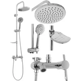 Tuš set kromirani LUIS Chrome
