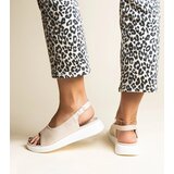 Gemre Golden slip-on sandals with shine Taylaka | ePonuda.com