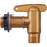 Garantia AQUA QUICK plastična iztočna pipa 3/4'' medeninaste barve - 1 k. Cene