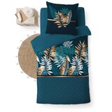 Douceur d intérieur Modrozelena enojna bombažna posteljnina 140x200 cm Alianor – | Shoptok.si