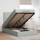  Okvir za krevet s madracima svjetlosivi 120x190 cm baršunasti | shoptok.hr