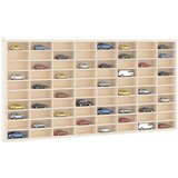 vidaXL Stenska razstavna omarica z 80 predelki 80x4,5x40,5 cm | Shoptok.si