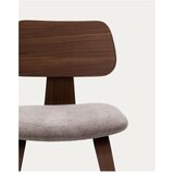 Kave Home Bež jedilni stol v orehovem dekorju Gena – | Shoptok.si