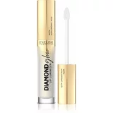 Eveline Cosmetics Diamond Glow bleščeči sijaj za ustnice s hialuronsko kislino odtenek 07 Golden Dust 4,5 ml