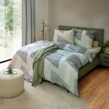 Esposa POSTELJNINA Mavie 140/200 cm saten zelena | Shoptok.si