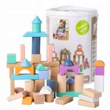 ECO TOYS drvene kocke 100 komada sa kanticom i sorterom | ePonuda.com
