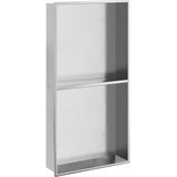  Niša za tuš boje poliranog srebra 32x62x9 cm nehrđajući čelik | Eponuda.com