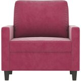  Fotelj vinsko rdeč 60 cm žamet | Shoptok.si