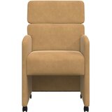  Blagovačke stolice s kotačima 2 pcs Smeđa 58 x 65 x 98 cm | Eponuda.ba
