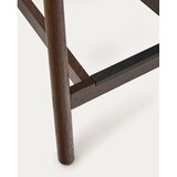 Kave Home Smeđa/u prirodnoj boji barska stolica od punog hrasta (visine sjedala 65 cm) Yalia – | shoptok.hr