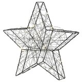  Novogodišnja dekoracija - led star 30cm 486316 - black/warm white - kmg ( 044497 ) Cene
